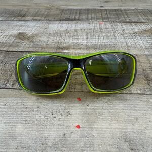 Locs Rectangular Sunglasses Neon Green Shade Glasses Y2K Fashion